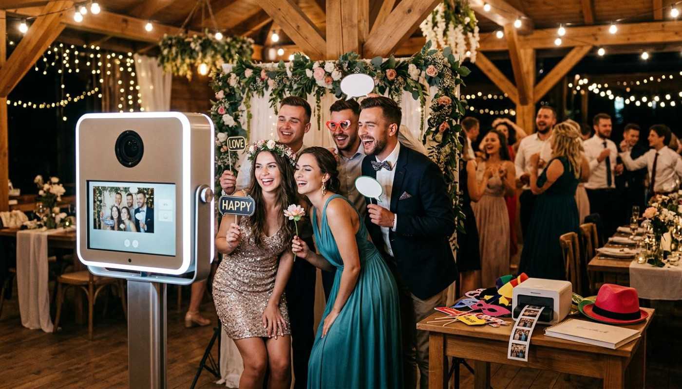 Tendances actuelles des photobooths pour mariages et événements corporatifs